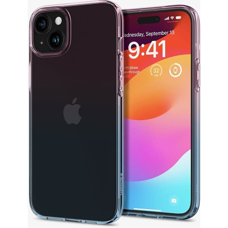 Чохол Spigen для Apple iPhone 15 Liquid Crystal, Gradation Pink