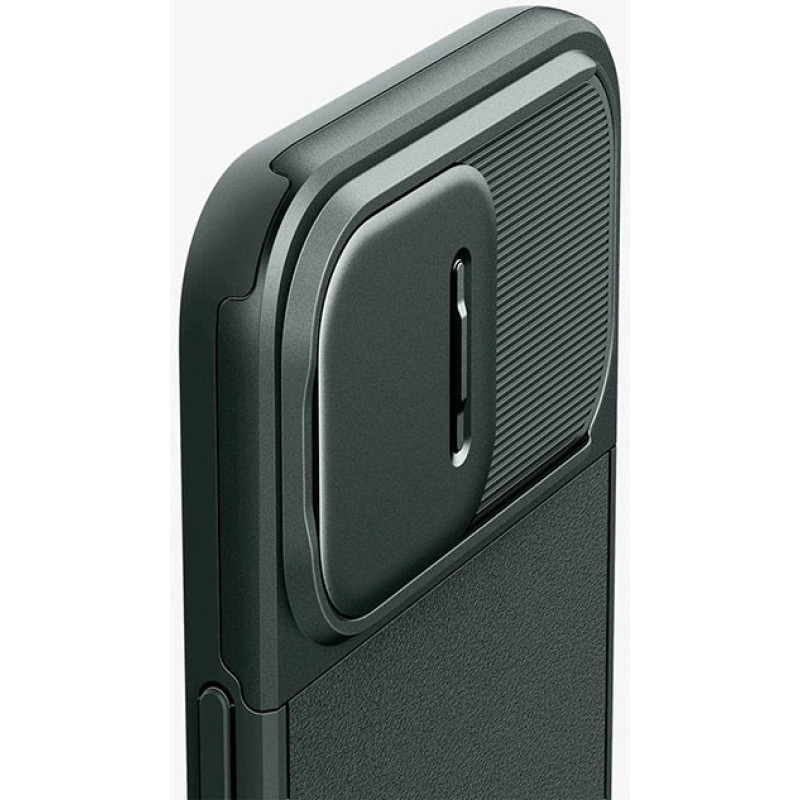 Чохол Spigen для Apple iPhone 15 Pro Max Optik Armor MagFit Abyss, Green