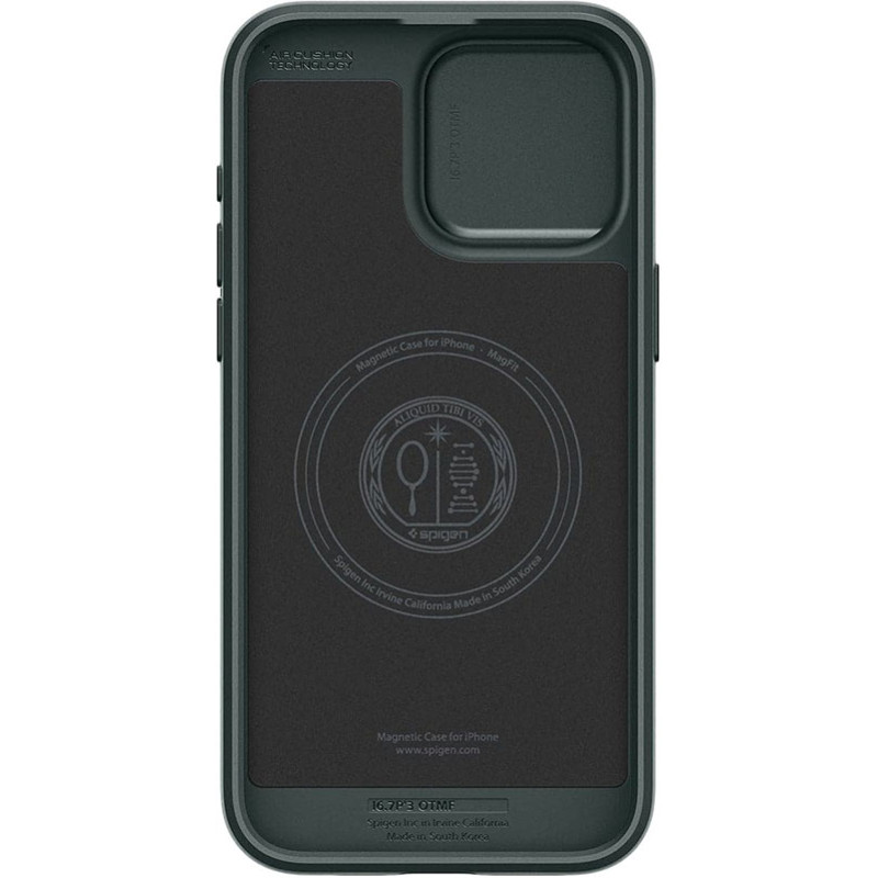 Чохол Spigen для Apple iPhone 15 Pro Optik Armor MagFit, Abyss Green