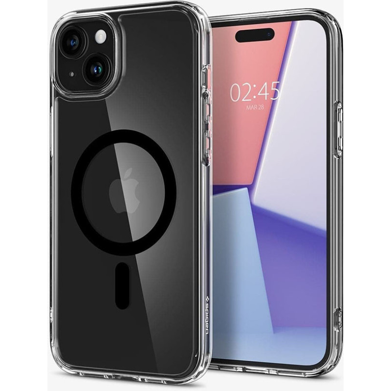 Чохол Spigen для iPhone 15 Plus Ultra Hybrid MagFit, Black