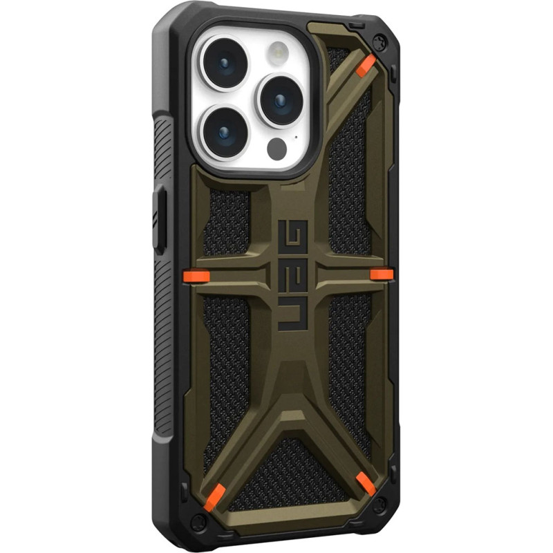 Чохол UAG для Apple iPhone 15 Pro Monarch, Kevlar Elemental Green