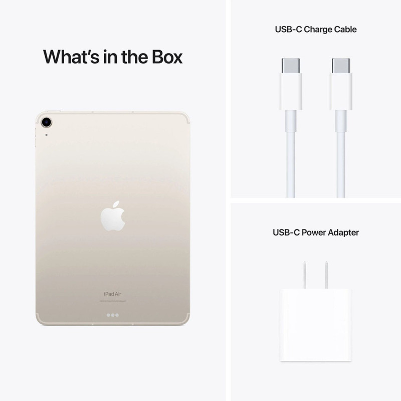 Планшет Apple iPad Air 10.9" Wi-Fi + Cellular 64Gb Starlight