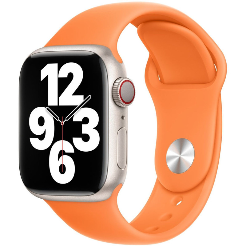 Ремінець Apple Watch 45mm Bright Orange Sport Band