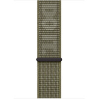 Ремінець Apple Watch 45mm Sequoia/Pure Platinum Nike Sport Loop