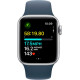 Смартгодинник Apple Watch SE GPS 40mm Silver Aluminium Case with Storm Blue Sport Band – S/M
