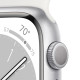 Смартгодинник Apple Watch Series 8 GPS 41mm Silver Aluminium Case with White Sport Band