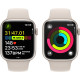 Смартгодинник Apple Watch Series 9 GPS 45mm Starlight Aluminium Case with Starlight Sport Band – M/L