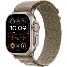 Смартгодинник Apple Watch Ultra 2 GPS + Cellular, 49mm Titanium Case with Olive Alpine Loop – Medium